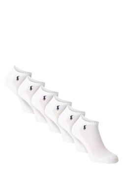 Polo Ralph Lauren Skarpety pakowane po 6 szt. Kobiety drobna dzianina biały jednolity ze sklepu vangraaf w kategorii Skarpetki damskie - zdjęcie 160965475