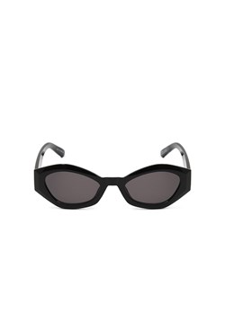 Cropp - Czarne okulary przeciwsloneczne cat eye - czarny ze sklepu Cropp w kategorii Okulary przeciwsłoneczne damskie - zdjęcie 160970146