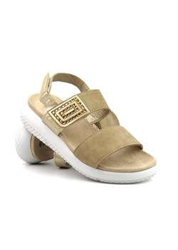 Sandały damskie, buty na lato - INBLU TT-18, piaskowe ze sklepu ulubioneobuwie w kategorii Sandały damskie - zdjęcie 160970508