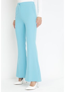 Niebieskie Spodnie Dzwony w Paski Hippiala ze sklepu Born2be Odzież w kategorii Spodnie damskie - zdjęcie 160972718