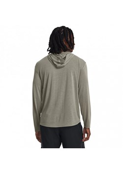 Męski longsleeve do biegania z kapturem Under Armour UA Run Everywhere Hooded LS - szary ze sklepu Sportstylestory.com w kategorii Bluzy męskie - zdjęcie 160973488