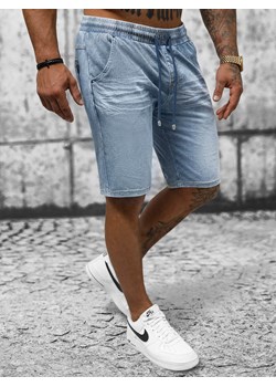 Spodenki męskie jeansowe niebieskie OZONEE NB/MP0267BC ze sklepu ozonee.pl w kategorii Spodenki męskie - zdjęcie 160978725