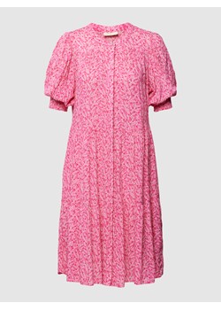 Sukienka o długości do kolan z bufiastymi rękawami model ‘Adney’ ze sklepu Peek&Cloppenburg  w kategorii Sukienki - zdjęcie 160997548