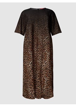 Sukienka midi PLUS SIZE ze zwierzęcym nadrukiem na całej powierzchni model ‘Damiere’ ze sklepu Peek&Cloppenburg  w kategorii Sukienki - zdjęcie 161009785