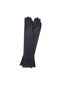 Damskie rękawiczki ze skóry długie czarne ze sklepu WITTCHEN w kategorii Rękawiczki damskie - zdjęcie 161010535