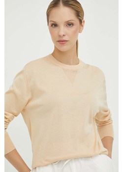 G-Star Raw sweter bawełniany kolor beżowy lekki ze sklepu ANSWEAR.com w kategorii Swetry damskie - zdjęcie 161040358