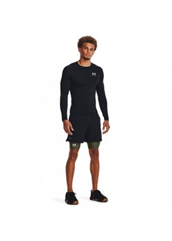 Męskie spodenki treningowe Under Armour HeatGear Pocket Long Shorts - khaki ze sklepu Sportstylestory.com w kategorii Spodenki męskie - zdjęcie 161043905