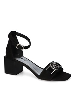 Sandały Karino 4059/003-P Czarne zamsz ze sklepu Arturo-obuwie w kategorii Sandały damskie - zdjęcie 161045168