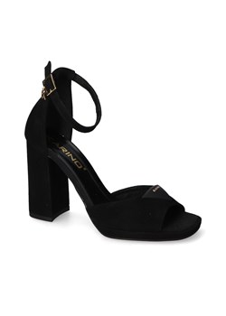 Sandały Karino 4214/003-P Czarne zamsz ze sklepu Arturo-obuwie w kategorii Sandały damskie - zdjęcie 161045185