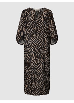 Sukienka midi ze wzorem na całej powierzchni ze sklepu Peek&Cloppenburg  w kategorii Sukienki - zdjęcie 161050127