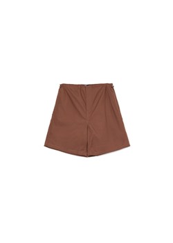 Cropp - Brązowe szorty ze ściągaczami - brązowy ze sklepu Cropp w kategorii Szorty - zdjęcie 161054326