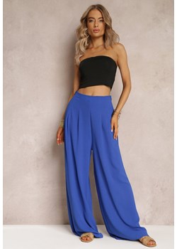 Niebieskie Spodnie Aedaris ze sklepu Renee odzież w kategorii Spodnie damskie - zdjęcie 161059517