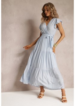 Jasnoniebieska Sukienka Tantysus ze sklepu Renee odzież w kategorii Sukienki - zdjęcie 161060406