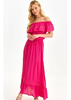 Top Secret gładka sukienka z ozdobnymi taśmami SSU4372, Kolor różowy, Rozmiar 34, Top Secret ze sklepu Primodo w kategorii Sukienki - zdjęcie 161081426