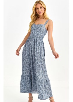 Top Secret długa printowana sukienka damska SSU4385, Kolor niebieski-wzór, Rozmiar 36, Top Secret ze sklepu Primodo w kategorii Sukienki - zdjęcie 161081446
