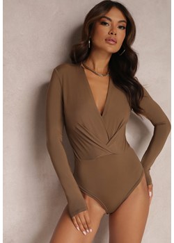 Brązowe Body Wintersong ze sklepu Renee odzież w kategorii Bluzki damskie - zdjęcie 161085319
