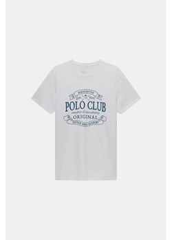 POLO CLUB T-shirt - Biały - Mężczyzna - 2XL(2XL) ze sklepu Halfprice w kategorii T-shirty męskie - zdjęcie 161090668