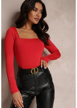 Czerwona Bluzka Seliusei ze sklepu Renee odzież w kategorii Bluzki damskie - zdjęcie 161099958