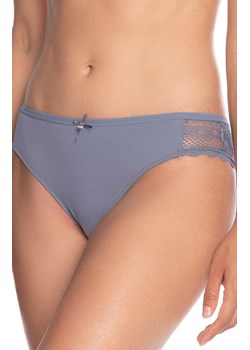 Bawełniane figi damskie z koronką 2-pack L-1420MB, Kolor ecru-niebieski, Rozmiar XL, LAMA ze sklepu Intymna w kategorii Majtki damskie - zdjęcie 161188459
