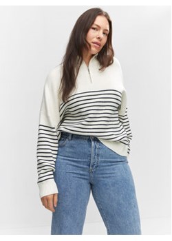 Mango Sweter Rizon 57050259 Écru Oversize ze sklepu MODIVO w kategorii Swetry damskie - zdjęcie 161198687