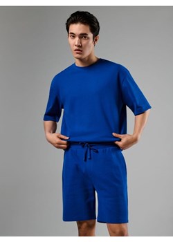 Sinsay - Szorty dresowe regular - niebieski ze sklepu Sinsay w kategorii Spodenki męskie - zdjęcie 161207365