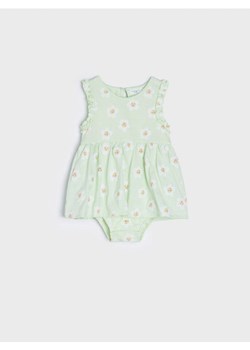 Sinsay - Body z sukienką - zielony ze sklepu Sinsay w kategorii Body niemowlęce - zdjęcie 161207376