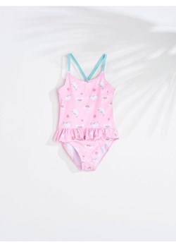 Sinsay - Strój kąpielowy jednoczęściowy - różowy ze sklepu Sinsay w kategorii Stroje kąpielowe - zdjęcie 161207626