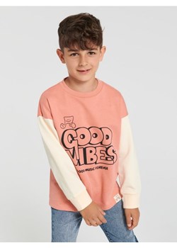 Sinsay - Bluza z nadrukiem - różowy ze sklepu Sinsay w kategorii T-shirty chłopięce - zdjęcie 161207905