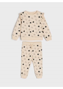 Sinsay - Komplet niemowlęcy - kremowy ze sklepu Sinsay w kategorii Dresy dla niemowlaka - zdjęcie 161208089