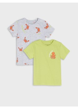 Sinsay - Koszulki 2 pack - szary ze sklepu Sinsay w kategorii Koszulki niemowlęce - zdjęcie 161208166