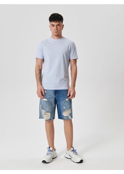Sinsay - Szorty jeansowe comfort - niebieski ze sklepu Sinsay w kategorii Spodenki męskie - zdjęcie 161208579
