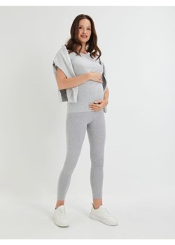 Sinsay - Legginsy MAMA - szary ze sklepu Sinsay w kategorii Spodnie ciążowe - zdjęcie 161208697