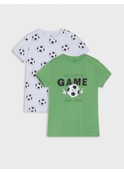 Sinsay - Koszulki 2 pack - zielony ze sklepu Sinsay w kategorii T-shirty chłopięce - zdjęcie 161208779