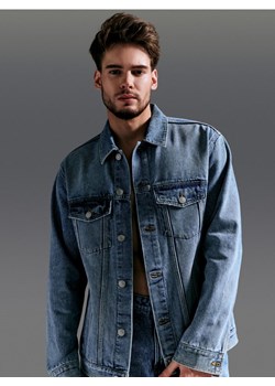 Sinsay - Kurtka jeansowa - niebieski ze sklepu Sinsay w kategorii Kurtki męskie - zdjęcie 161209075