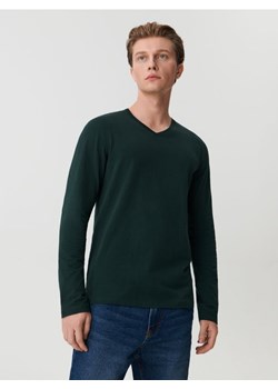 Sinsay - Koszulka z długimi rękawami - zielony ze sklepu Sinsay w kategorii T-shirty męskie - zdjęcie 161209277