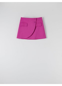 Sinsay - Spódnica mini asymetryczna - fioletowy ze sklepu Sinsay w kategorii Spódnice - zdjęcie 161209298