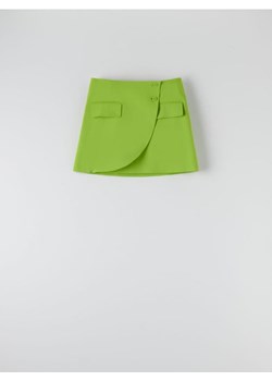Sinsay - Spódnica mini asymetryczna - zielony ze sklepu Sinsay w kategorii Spódnice - zdjęcie 161209299