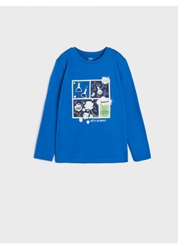Sinsay - Koszulka z nadrukiem - mid blue ze sklepu Sinsay w kategorii T-shirty chłopięce - zdjęcie 161209787