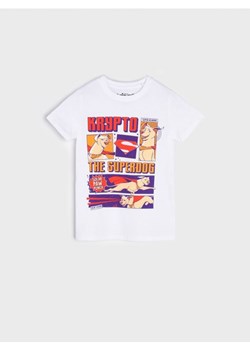 Sinsay - Koszulka Krypto Superpies - biały ze sklepu Sinsay w kategorii T-shirty chłopięce - zdjęcie 161209847