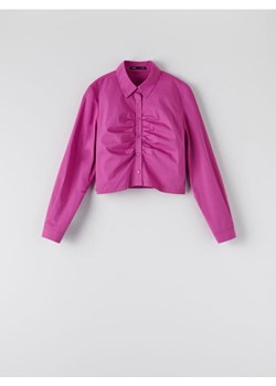 Sinsay - Koszula krótka - fioletowy ze sklepu Sinsay w kategorii Koszule damskie - zdjęcie 161210469