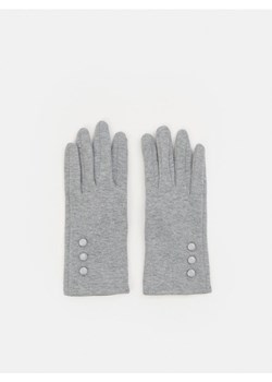Sinsay - Rękawiczki z miękkiej dzianiny - szary ze sklepu Sinsay w kategorii Rękawiczki damskie - zdjęcie 161211047