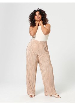 Sinsay - Spodnie plisowane - kremowy ze sklepu Sinsay w kategorii Spodnie damskie - zdjęcie 161211448