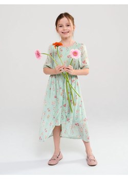 Sinsay - Sukienka z marszczeniami - zielony ze sklepu Sinsay w kategorii Sukienki dziewczęce - zdjęcie 161211457