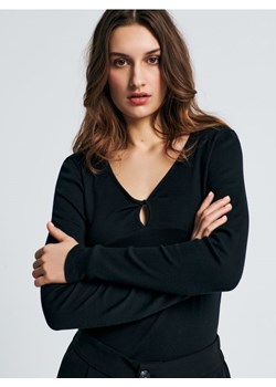 Sinsay - Bluzka z długimi rękawami - czarny ze sklepu Sinsay w kategorii Bluzki damskie - zdjęcie 161211586