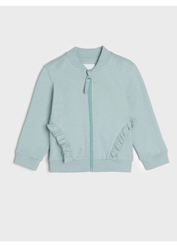 Sinsay - Bluza z falbankami - zielony ze sklepu Sinsay w kategorii Bluzy i swetry - zdjęcie 161212019