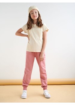 Sinsay - Spodnie dresowe jogger - begonia ze sklepu Sinsay w kategorii Spodnie dziewczęce - zdjęcie 161212366