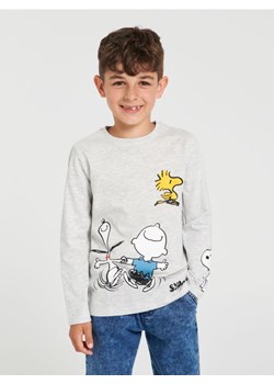 Sinsay - Koszulka Snoopy - kremowy ze sklepu Sinsay w kategorii T-shirty chłopięce - zdjęcie 161212559