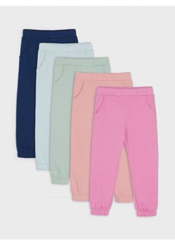 Sinsay - Spodnie dresowe jogger 5 pack - szary ze sklepu Sinsay w kategorii Spodnie dziewczęce - zdjęcie 161213496