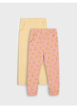 Sinsay - Spodnie dresowe 2 pack - różowy ze sklepu Sinsay w kategorii Spodnie dziewczęce - zdjęcie 161213506