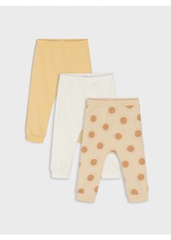 Sinsay - Spodnie haremki 3 pack - beżowy ze sklepu Sinsay w kategorii Spodnie i półśpiochy - zdjęcie 161213608